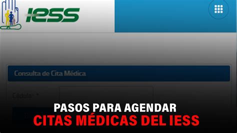 iess agendar cita|Turnos en línea para trámites del IESS